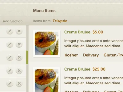 Menu Dashboard dashboard