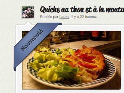 Cuisine Étudiant cook food new picture recipe ribbon ui user