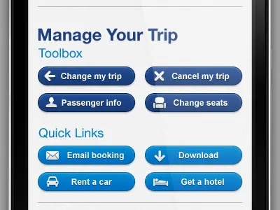 Some mobile web 2... buttons iphone mobile ui web
