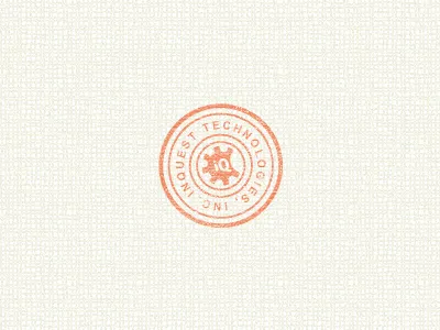 Inquest Stamp faded icon logo stamp
