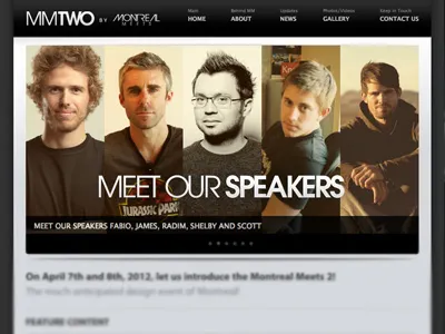 Montreal Meets 2 Site Sneak Peek 2012 aoiro studio event mmtwo montreal montreal meets montreal meets 2