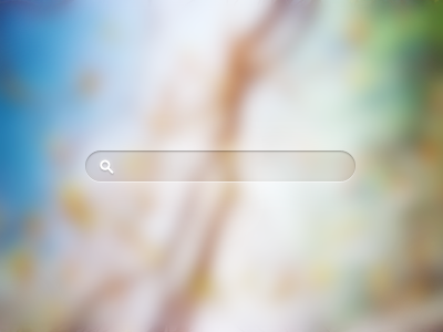 Search blur inset search subtle