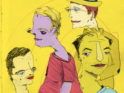 metro men france illustration metro paris