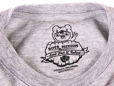 Printed LFR Label apparel character clothing label lfr schakalwal