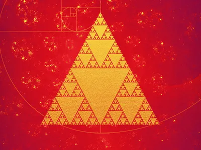 Happy Fractal Christmas WIP card fractal wip xmas