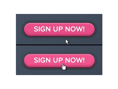 Hovvver blue bryant button hover pink