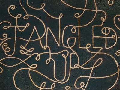 Tangled Up Type handdrawn illustration type typography