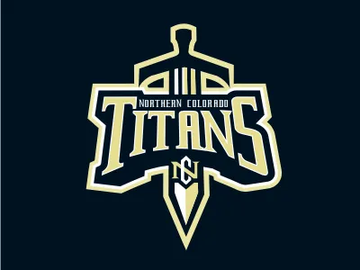 NC Titans wordmark baseball logo sports