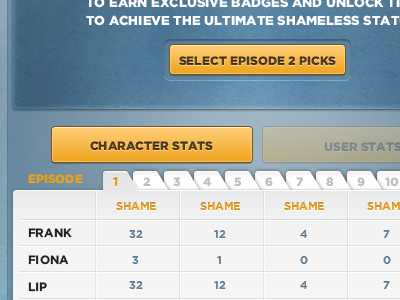 Drib Sham advertising button ui