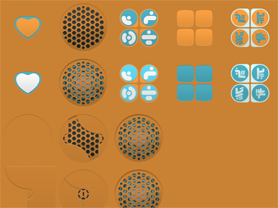 YetYet belly menu UI icons totoya ui