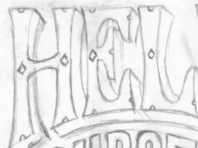 New lettering project lettering type vintage