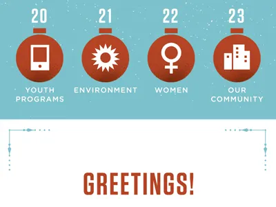 Holiday Card Detail illustration print texture