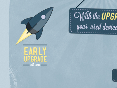 EU branding - Rocket continued, again arrow branding earlyupgrade illustrator lavenderia mensch studio ace of spade vector