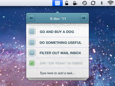 To-do list app lion list osx to do ui