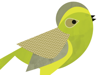 Bird is the Word bird cute illustration