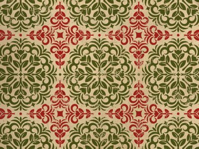 A Floral Pattern christmas flower leaf pattern