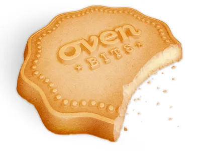 Oven Bits Cookie cookie food icon illustration ovenbits photoshop