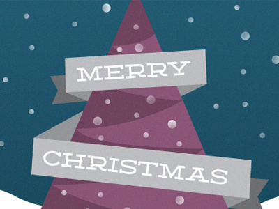 Timba Christmas Tree banner blue christmas merry modern noise purple texture timba tree type wood