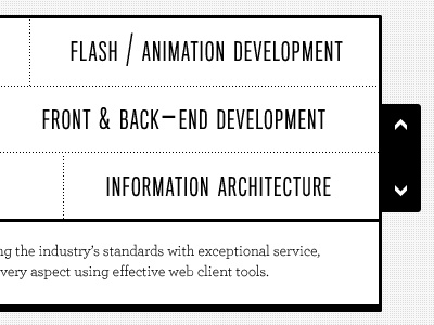 Services divide services slider