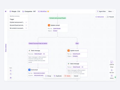 🛠️ Quick Actions in Workflows 🛠️ ai apollo artificial intelligence attio automation automation builder builder crm hubspot outreach process automation salesforce sequence step by step workflow workflow automation workflow builder zapier