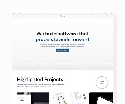 OpenCore - Landing Page UI UX Design adobexd appdesign dailyui designinspiration designtrends figma interactiondesign mobiledesign productdesign uidesign uiinspiration uiux uiuxdesign userexperience userinterface uxdesign uxresearch uxui webdesign websitedesign