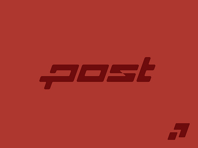 Post — Logo Concept angles arrow brand branding concept edgy identity intersect logo mark symbol upward wordmark