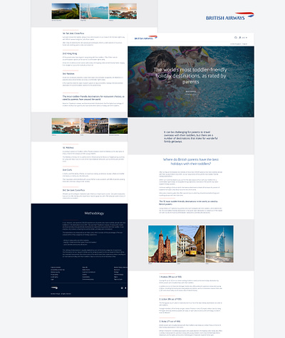 British Airways blog campaign branding design graphic design