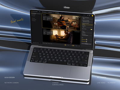 Network Camera Web camera cctv dark dashboard design intuitivedesign ipc networkcamera professionaltools streammanagement ui videomonitoring web web design website