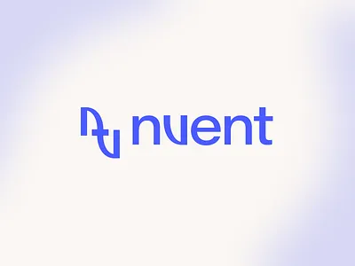 Nvent Medical Logo branding gradient health logo medical n type v