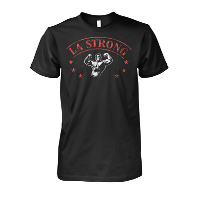 Arnold Schwarzenegger LA Strong Shirt design illustration t shirt design