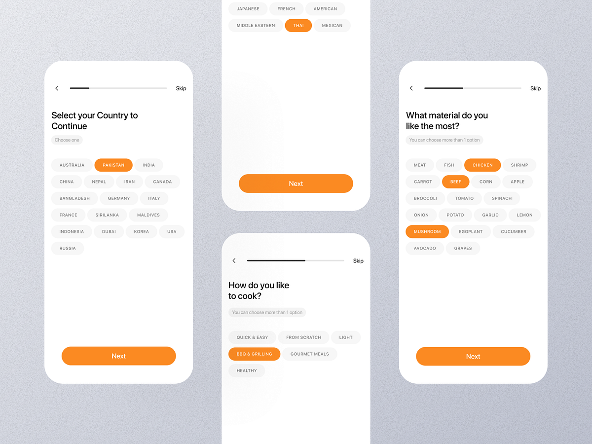 Questioner Mobile App Ui by UI Ants on Dribbble