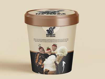 Ice Cream Packaging colour digital dribble print saheli