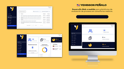 Yehisson Peñalo - Plataforma de Evaluaciones design designweb experience prototipe ui ux uxui