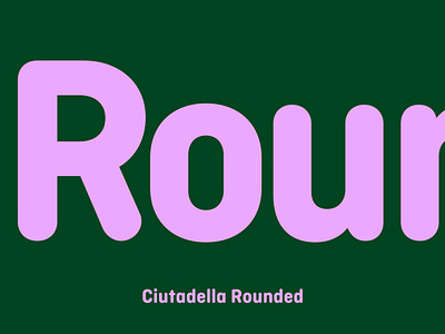 Ciutadella Rounded rounded