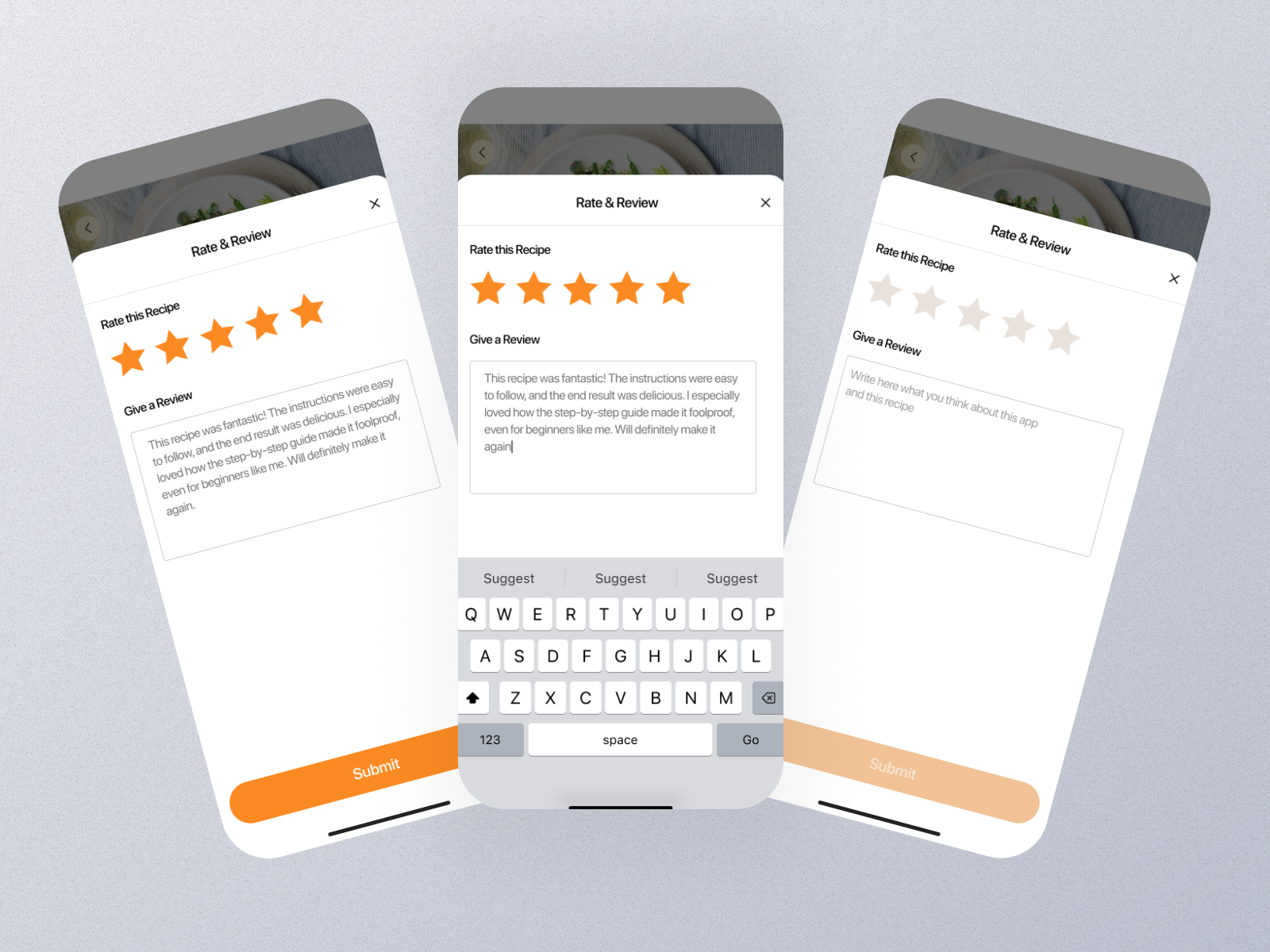 Rate And Review Mobile App Ui by UI Ants on Dribbble