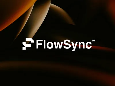 FlowSync Logo Design ai logo branding custom logo flow logo geometric logo letter f logo logo design logo designer minimalist modern design logo professional logo saas saas logo tech