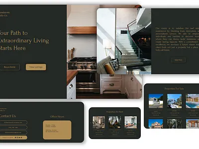 Case Study - Real Estate Website Design graphic design ui ux web design