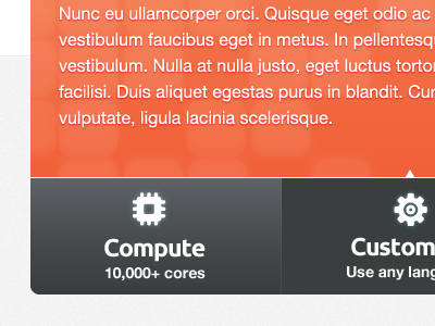 PiCloud Preview button orange ui web