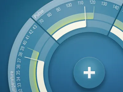 Future Health Care Concept adobe fireworks application button gui ui