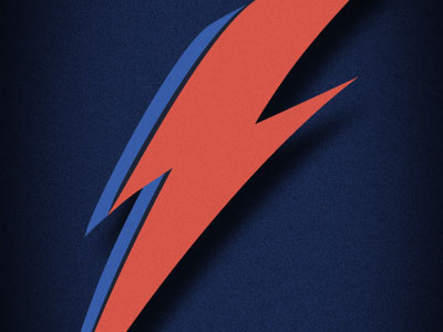 Aladdin Sane bowie lightening bolt