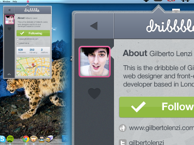 Dribble Popover Mac Os UI WIP dribbble for mac dribbble popover dribbble ui mac os ui popover ui