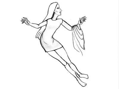 Fairy for Poster drawing girl sketch