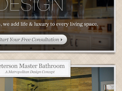Email Design for a Luxury Brand Client email design luxury texture