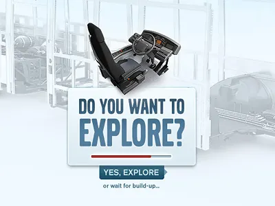 Explore cabin blue button campaign explore glow gradient loader preloader shadow typography ui