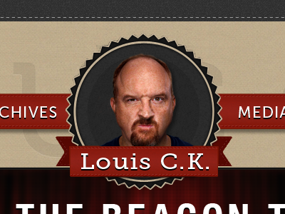 Louis C.K. header louis c.k. louis ck ribbon