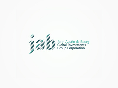 JAB Global Investments Group Corporation logo design brand colorful company corporation creative design global group investment investments john austin de bourg logo logo design logo designer logotype trinidad tobago type typographic typography