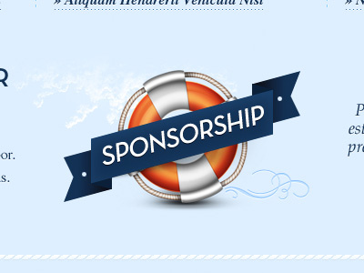 SPONSORSHIP ribbon sponsorship work in progress