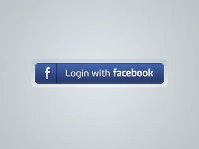 Facebook Login Button button facebook log in login