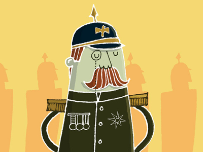 Baron Gustav von Rothenburg baron illustration kaiser picklehauben