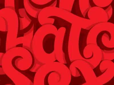 LOVE-HATE-SEX-PAIN design drawing illustration lettering love pain red sex texture type typography word